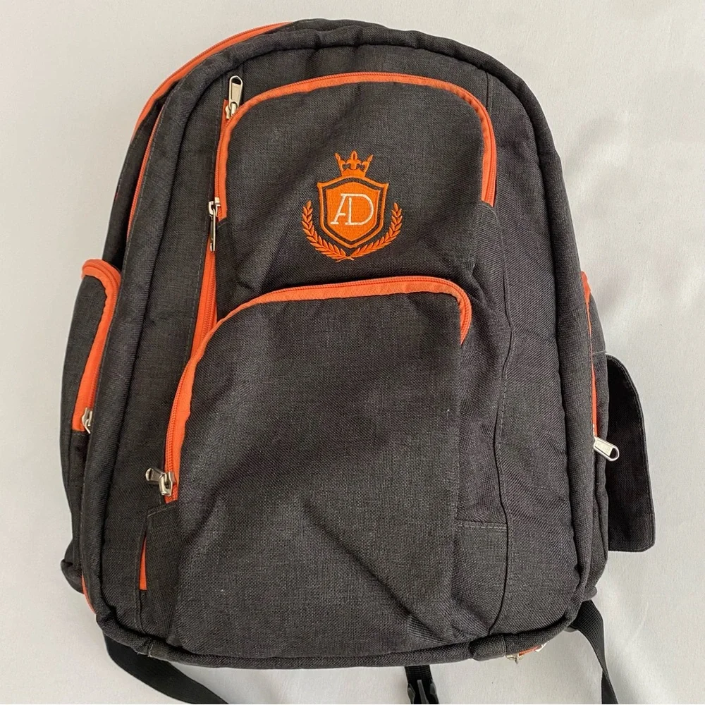 Backpack Baby Diaper Bag Outdoor Multi Use Multi Zipper Pocket Large Size